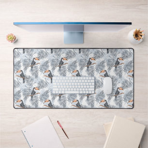 Grey Toucan Desk Mat