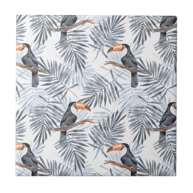 Grey Toucan Tile (Front)