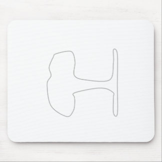 grey tree pad mouse mat