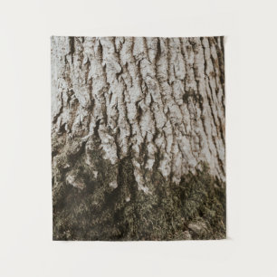 Grey tree trunk tapestry