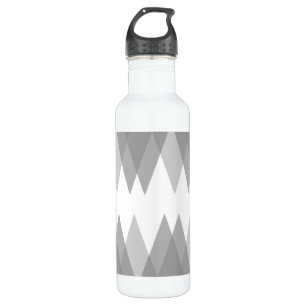 Grey triangles 710 ml water bottle
