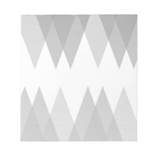 Grey triangles notepad