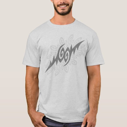 Grey Tribal "Lightning" T-Shirt