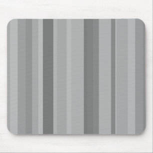 Grey vertical stripes mouse mat