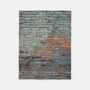 Grey wall paint fleece blanket