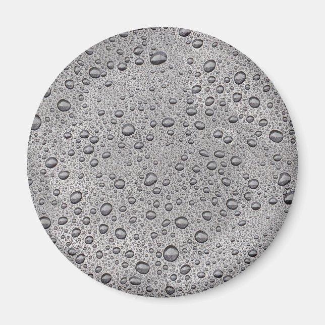 Grey water droplets magnet (Front)
