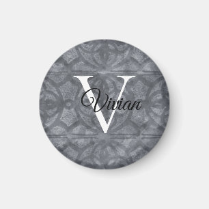 Grey Watercolor Magnet