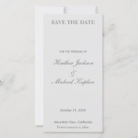 Grey Wedding Professional Minimalist Plain