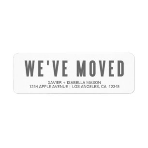 Grey We've Moved