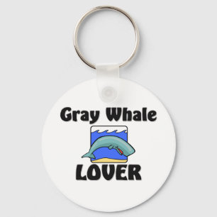Grey Whale Lover Key Ring