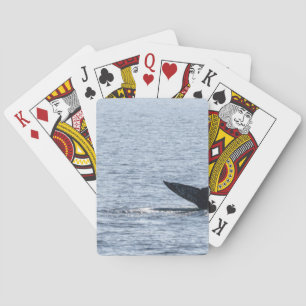 Grey Whale Tail Playing Cards