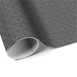 Grey Whisp Wrapping Paper