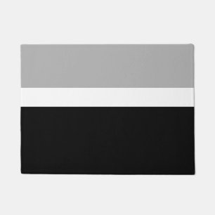 Grey White Black Colors Style Design  Doormat