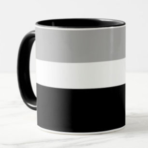 Grey White Black Colors Style Design  Mug