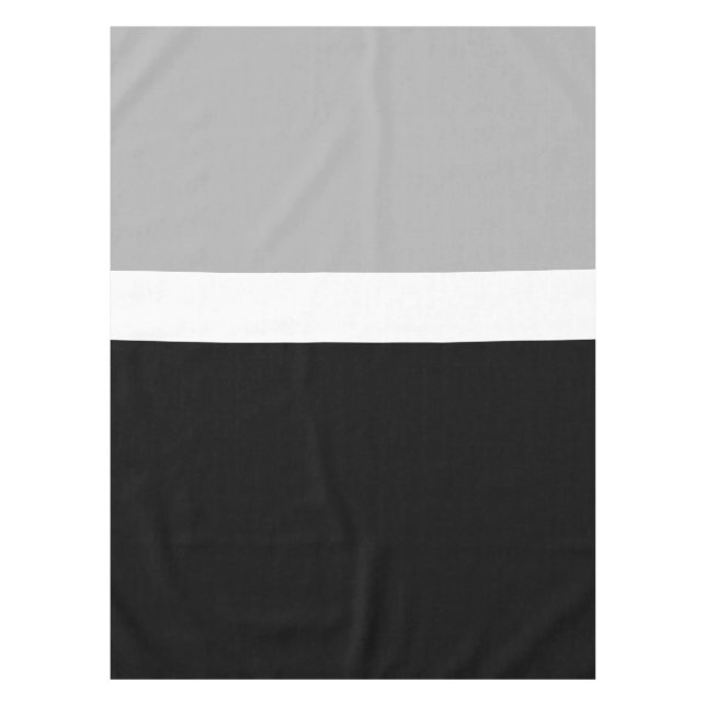 Grey White Black Colours Style Design  Tablecloth (Front)