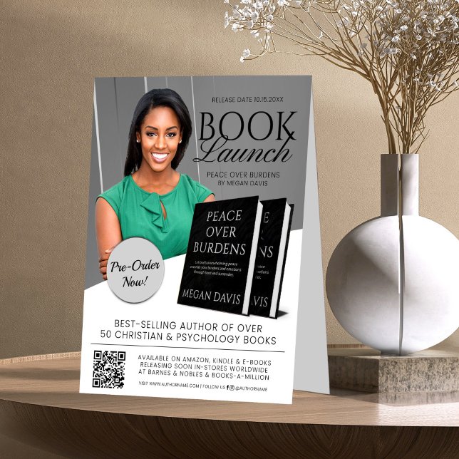 Grey & White Book Launch Release Promotional (Creator Uploaded)