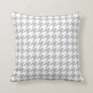 Grey & White Houndstooth | Any Size | Customisable Cushion