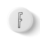 Grey & White Initial Letter Monogrammed Plain