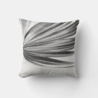 Grey & White Palm | Modern Minimalist Abstract
