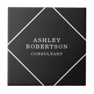 Grey White Professional Stylish Trendy Minimalist Tile