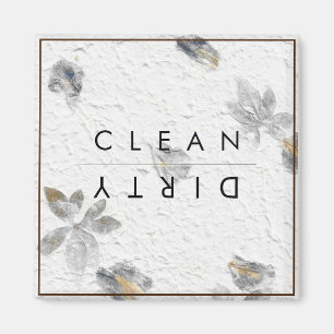 Grey & White Shapes Dishwasher Magnet