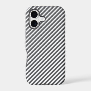 Grey & White Striped iPhone 5 Case