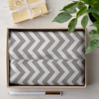 Grey & White Thick Chevron Wedding Birthday V3