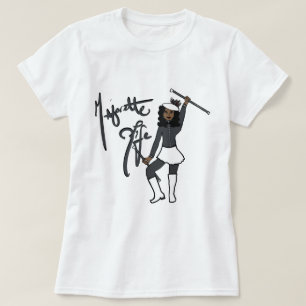 Grey White Twirl Girl T-Shirt