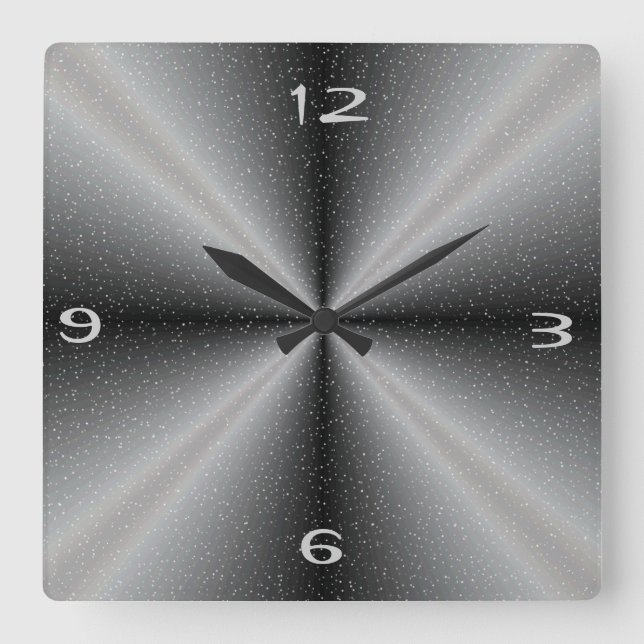 Grey /white with Snow Background >Wall Clocks (Front)