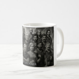 Grey Will Power Coffee Mug