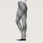 Grey Winter plaid Leggings<br><div class="desc">This pair of leggings features a trendy and warm winter charcoal and grey plaid background. This is a perfect colour to match any Christmas attire.</div>