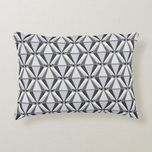 Grey with Pink Decorative Cushion