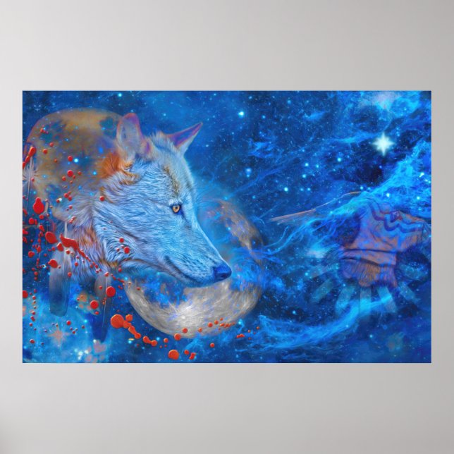 GREY WOLF “ALPHA WAVES” POSTER (Front)