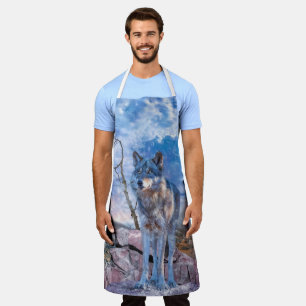 Grey Wolf ANSWER THE CALL  Apron