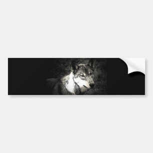 Grey Wolf Bumper Sticker