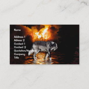 Grey Wolf Business Card