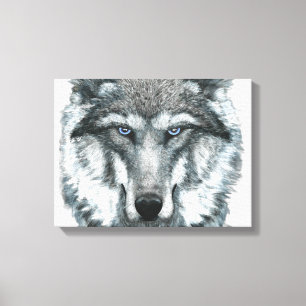 Grey Wolf Canvas Print