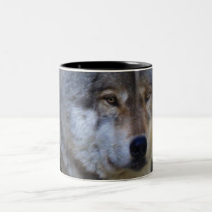 GREY WOLF EYES Conservation Mug