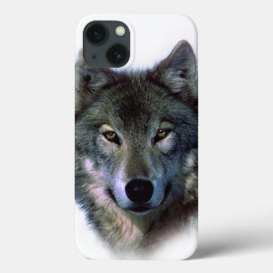 Grey Wolf Eyes iPhone 7 Case