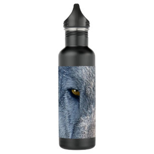 Grey Wolf Eyes Wildlife-lovers' Photo 710 Ml Water Bottle