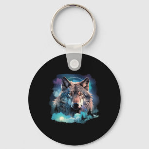 Grey Wolf Hunting Grounds1 Key Ring