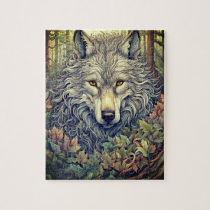 Grey Wolf  Jigsaw Puzzle