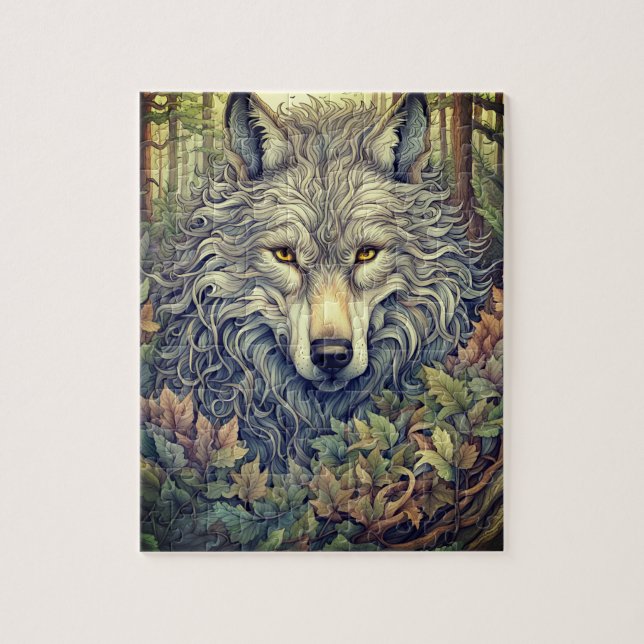 Grey Wolf  Jigsaw Puzzle (Vertical)