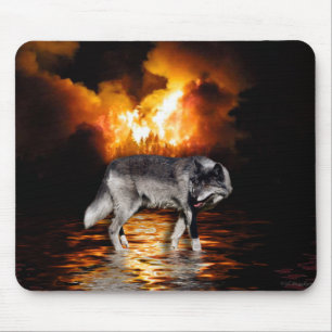 Grey Wolf Mousepad