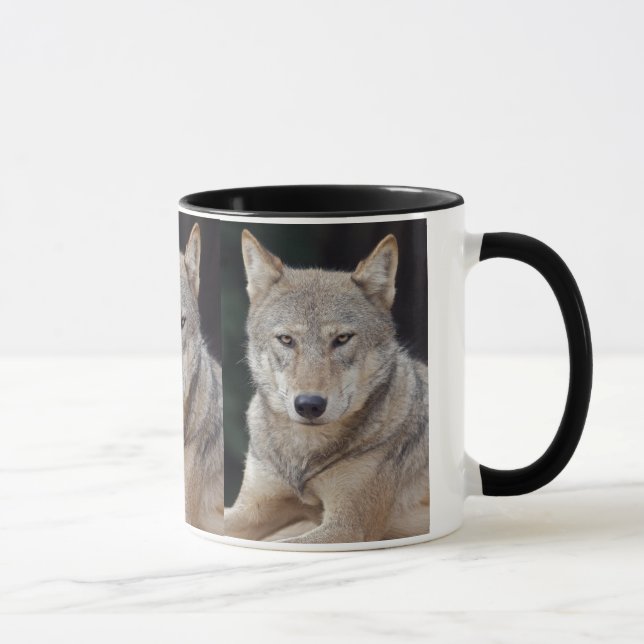 Grey Wolf Mug (Right)