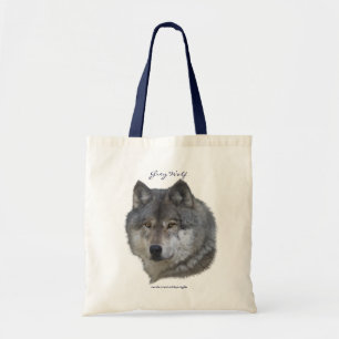 GREY WOLF Portrait Carry-Bag Collection Tote Bag