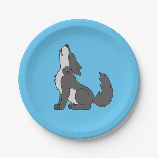 Wolf Plates | Zazzle UK