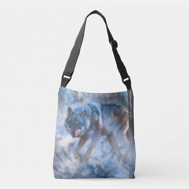 Grey Wolf SEASON OF THE WOLF Crossbody Bag (Front)