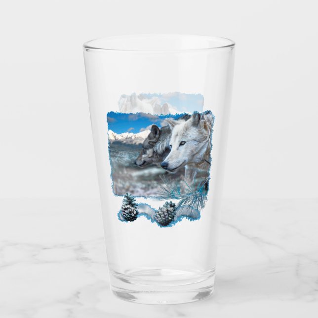 Grey Wolf SENTINEL WOLVES Glass (Front)