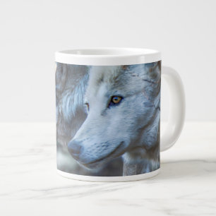 Grey Wolf SENTINEL WOLVES Large Coffee Mug